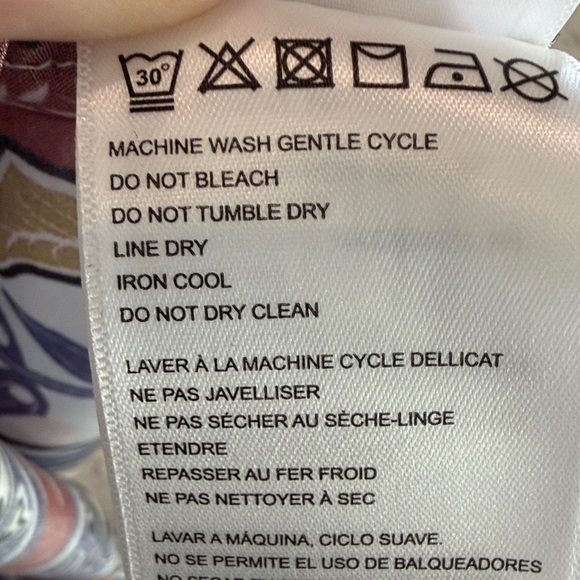 FARM Rio White Maxi Dress with Blue, Red and Yellow Paisley Print - Picture 9 of 10